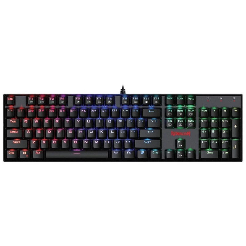 TECLADO REDRAGON GAMER MITRA MEC. RGB K551RGB-1   