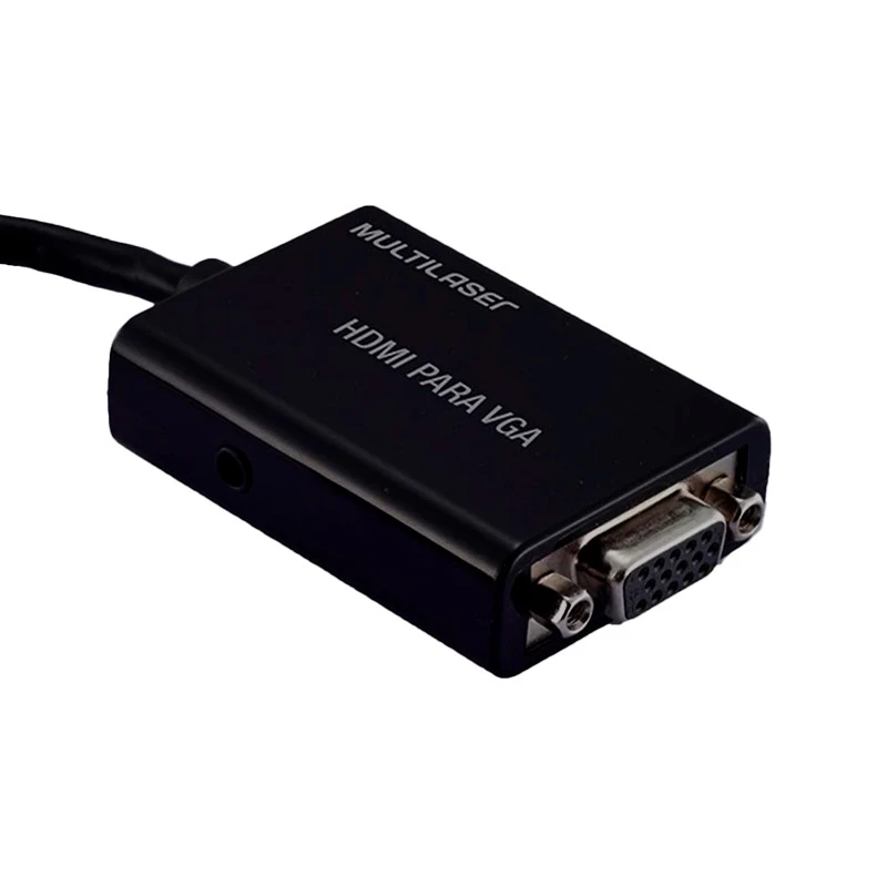 CONVERSOR MULTILASER HDMI P/VGA C/S.P/AUDIO WI293 