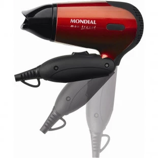 SECADOR DE CABELOS MONDIAL MAX TRAVEL SC-10 BIV   