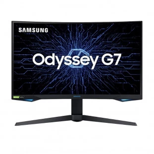 MONITOR GAMER SAMSUNG 27" ODYSSEY G7 WQHD CURVO 240HZ AJUSTE DE ALTURA LC27G75TQSLXZD