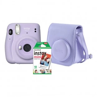 KIT CAMERA INSTAX MINI 11+BOLSA S.LILAS           