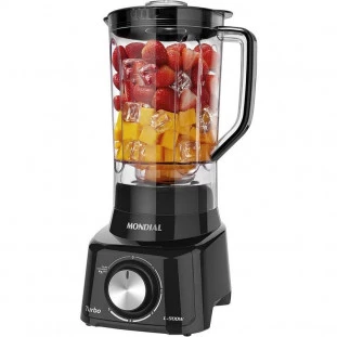 LIQUIDIFICADOR MONDIAL 900W L-900 FB 127V PRETO   