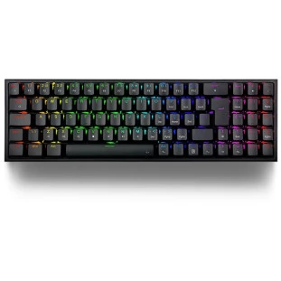 TECLADO REDRAGON GAMER POLLUX RGB PRETO SWITCH BROWN