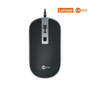 MOUSE LECOO USB COM FIO MS104 PRETO