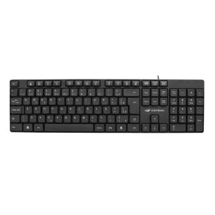 TECLADO C3TECH USB 2.0 COM FIO MULTIMIDIA KB-M10BK PRETO