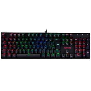 TECLADO REDRAGON GAMER MECANICO MITRA RGB K551RGB-1 PT-BROWN