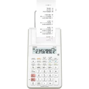 CALCULADORA CASIO 12DIGITOS HR-8RC BRANCA