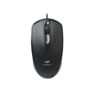 MOUSE C3TECH USB 2.0 COM FIO 1000DPI MS-31BK PRETO