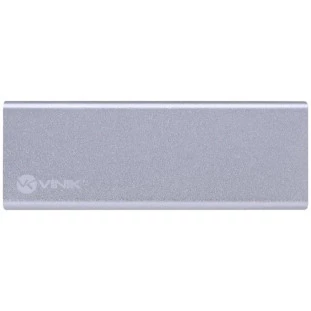 CASE P/SSD VINIK USB 3.1 X TYPE-C M.2 SATA CS25-C31 PRATA