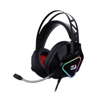 FONE REDRAGON GAMER HEADSET CADMUS RGB USB PRO 7.1 H370 PRETO