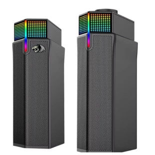 CAIXA DE SOM REDRAGON GAMER YORICK RGB GS511 PRETO