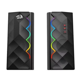 CAIXA DE SOM REDRAGON GAMER CIPHER 10W RGB GS522 PRETO