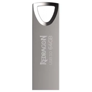 PEN DRIVE 64GB REDARGON 3.0 LUMA FLASH ED-505 PRATA