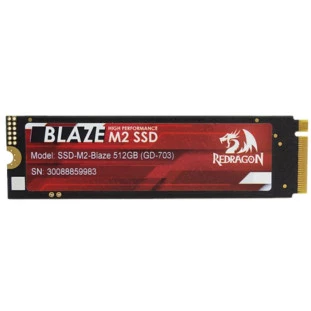 SSD REDRAGON 512GB M.2 BLAZE PCIE 4.0 GD-703 SSD-M2-BLAZE