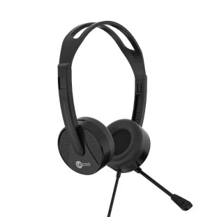 FONE DE OUVIDO LECOO USB HT106 WIRED HEADSET PRETO
