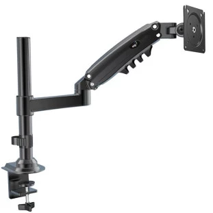 SUPORTE ELG ERGONOMICO TIPO TORRE MULTIARTICULADO DE MESA 17" A 27" FH80N PRETO