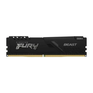 MEMORIA GAMER DESKTOP 16GB DDR4/2666MHZ -PC4 KINGSTON FURY BEAST PRETA
