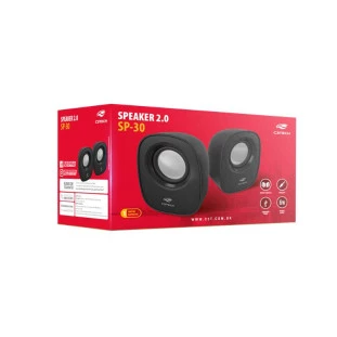 CAIXA DE SOM C3TECH USB SPEAKER 2.0 6W RMS SP-30BK PRETA