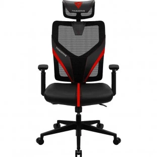 CADEIRA THUNDERX3 YAMA ERGONOMIC PT/VERMELHO      