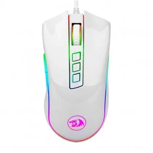 MOUSE REDRAGON GAMER COBRA RGB M711W BRANCO       
